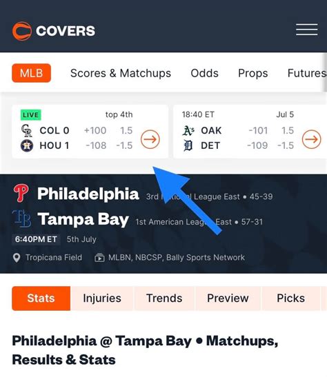 vegas insider mlb matchups